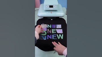 ✨ Transform your black clothing into standout pieces with HTVRONT Chameleon HTV! 🖤🌈#shorts