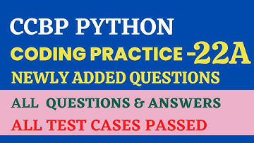 Coding Practice - 22A | Functions | Python | CCBP 4.0