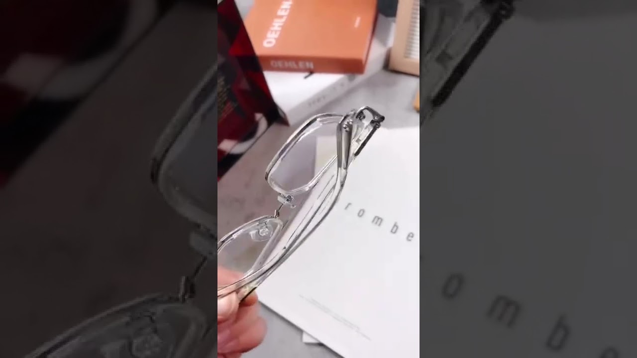 Transparent Silver Glasses 
