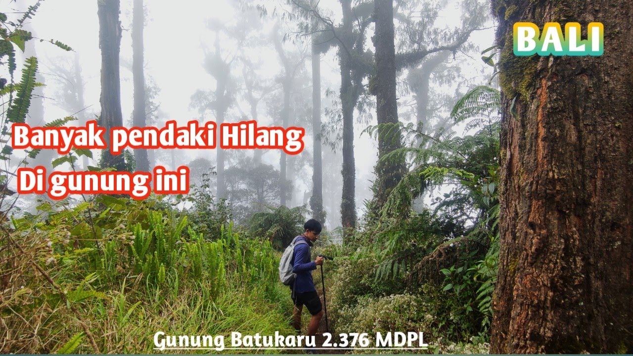 Gunung Batukaru via Pura Malen‼️Gunung yang terkenal akan ke Mistisannya