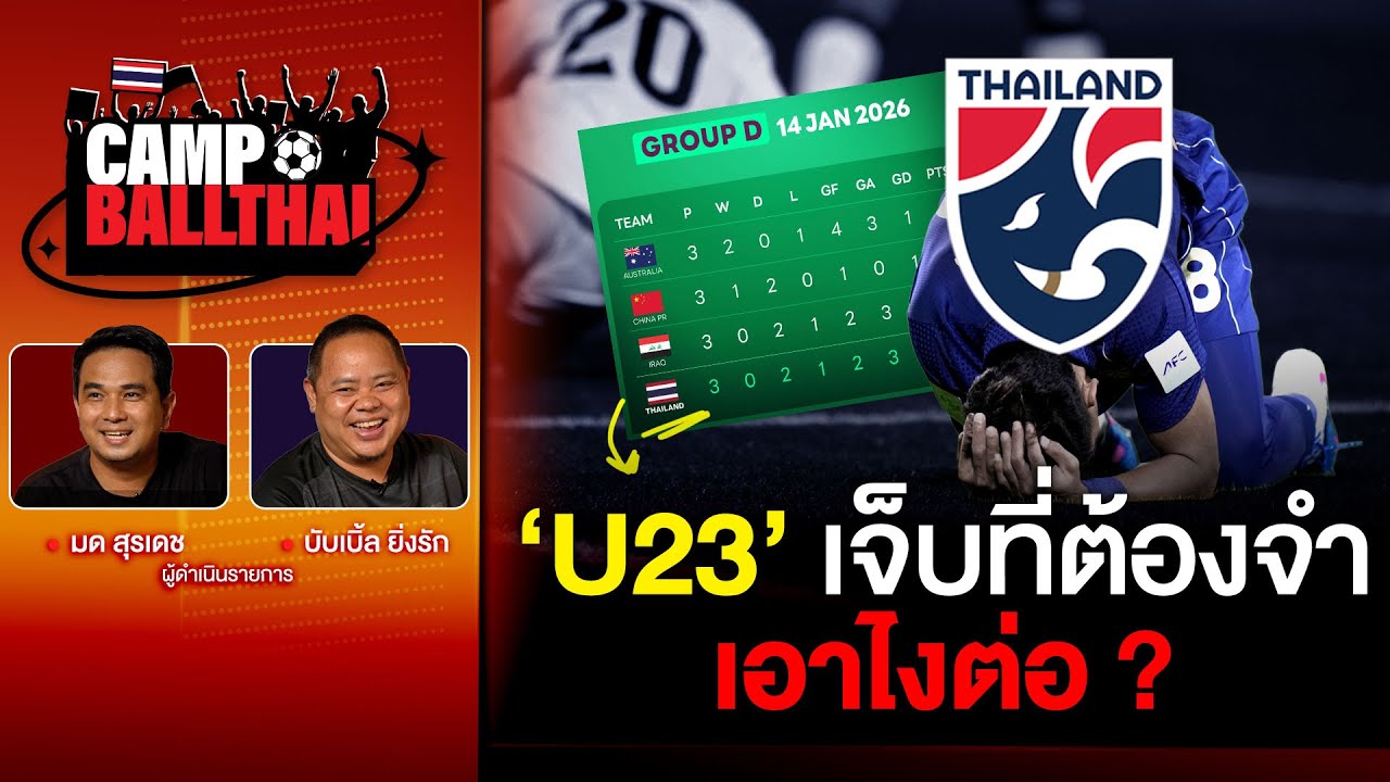 CAMP BALLTHAI | EP.95 | ‘U23’ เจ็บที่ต้องจำ…เอาไงต่อ?