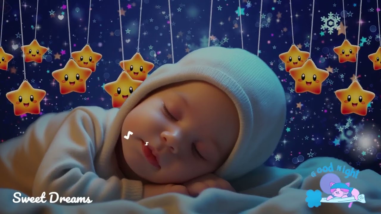 Sleep Instantly in 3 Minutes 💖Baby Sleep Music 🍼 Overcome Insomnia Fast 🎵Mozart & Brahms Lullabies