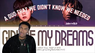 Juice WRLD- Girl Of My Dreams ( Feat. Suga of BTS ) MV| REACTION