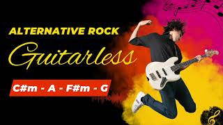 Alternative Rock Guitar Backing Track in C#m
