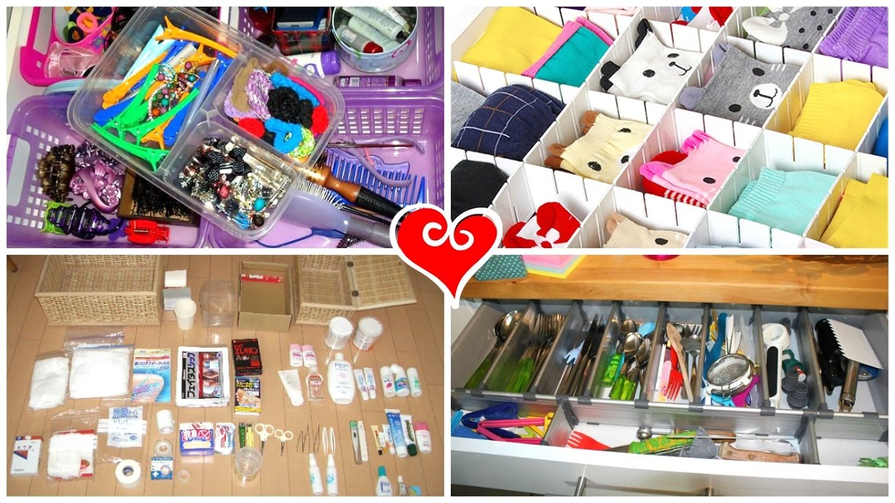 🍓✂❤أفضل طريقة لترتيب الادراج فى البيت كله🍓✂❤