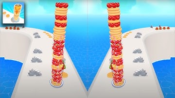 Pancake run 🥞🥪🍰 mobile game all levels walkthrough gameplay android and iOS #7