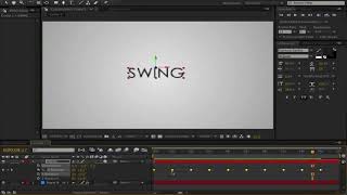 Basic Swing Animation   After Effects Tutorial