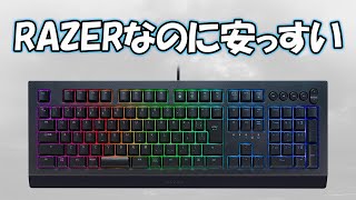 これだけのクオリティでこの値段ならコスパ良いと思いますよ。うむ。 [Razer Cynosa V2]