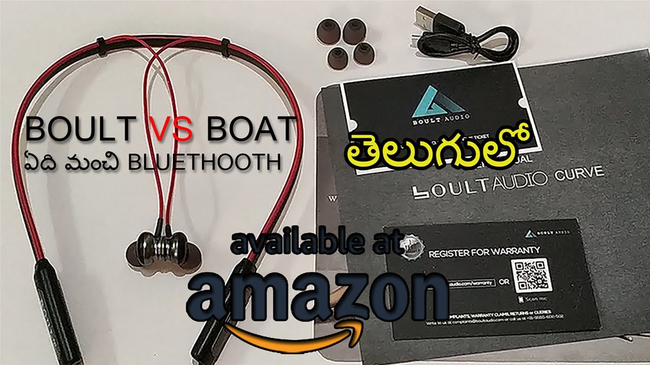 BOULT VS BOAT BEST BLUETOOTH EARPHONES REVIEW TELUGU 2019 YouTube