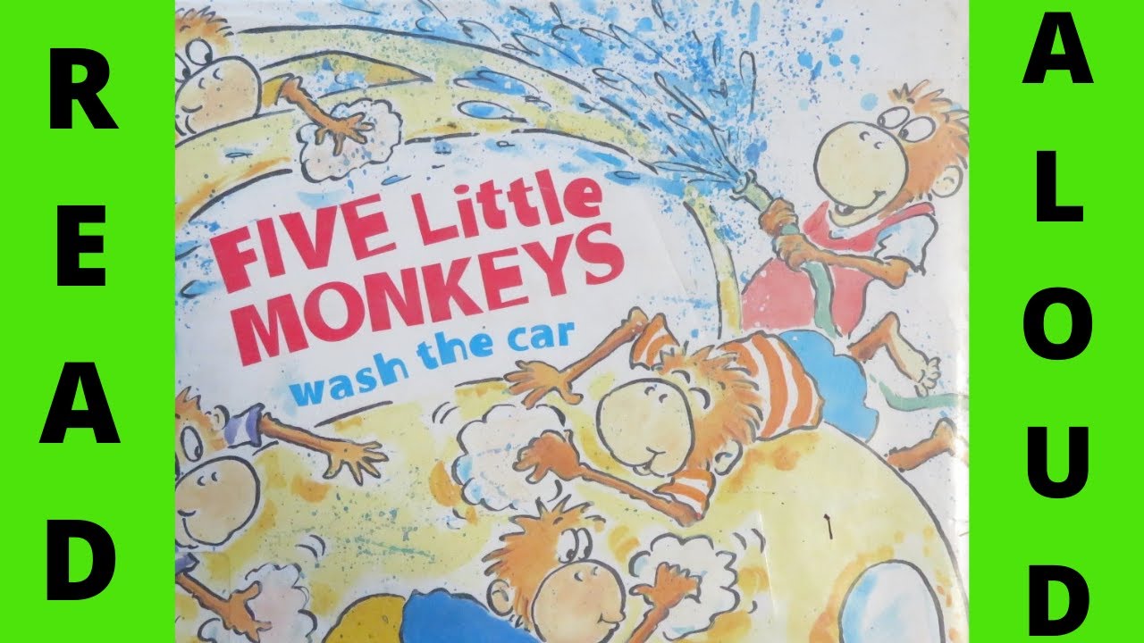 Read Aloud: Five Little Monkeys Wash the car by Eileen Christelow