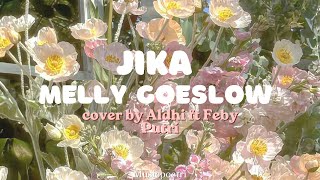 Jika  - Melly Goeslow cover by Aldhi ft Feby Putri | Lyric Video 