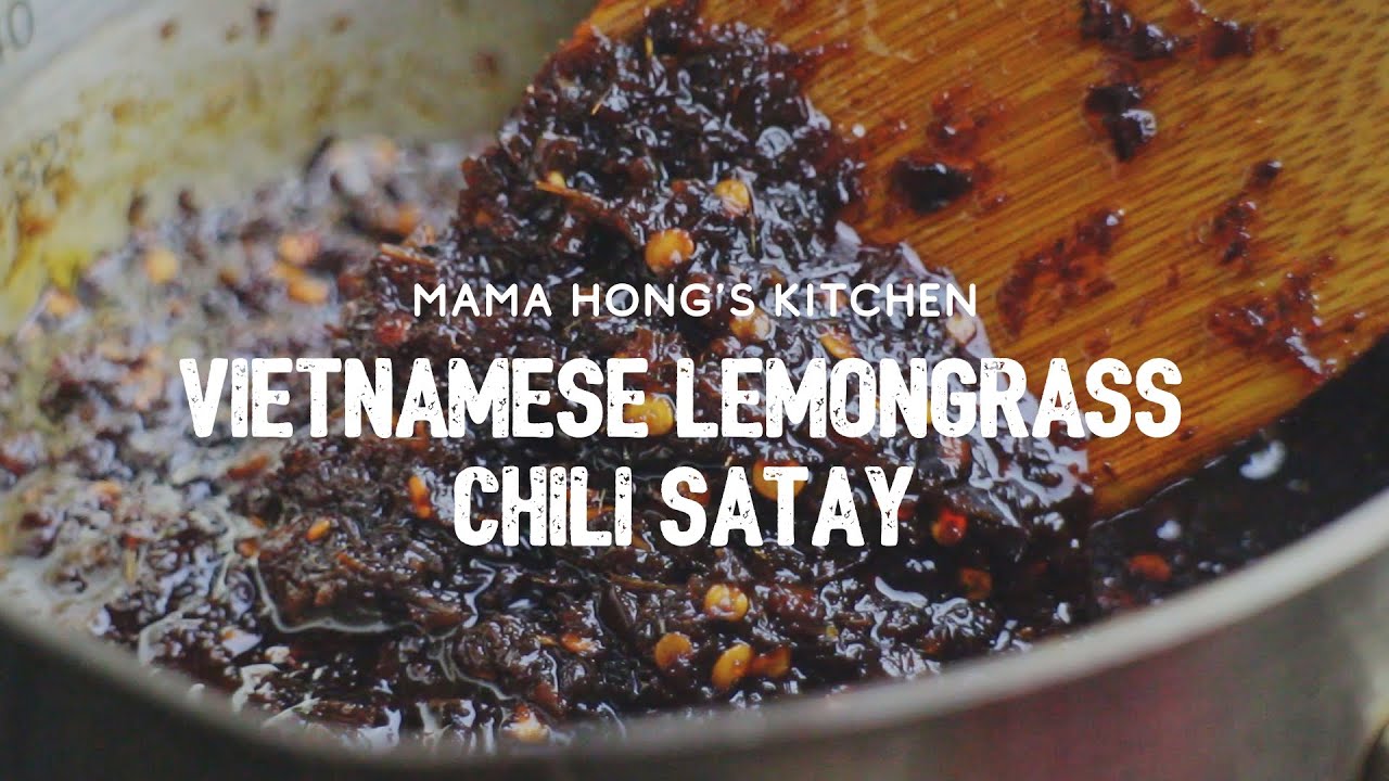 Vietnamese Lemongrass Chili Crisp | Mama Hong's Kitchen - Aesthetic ASMR Cooking Video