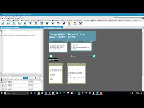 Instant Append API Service Tutorial | DatabaseUSA.com - video from DatabaseUSA