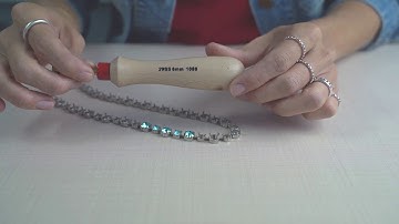 Gita-jewelry School - 6 - using stone setter tool