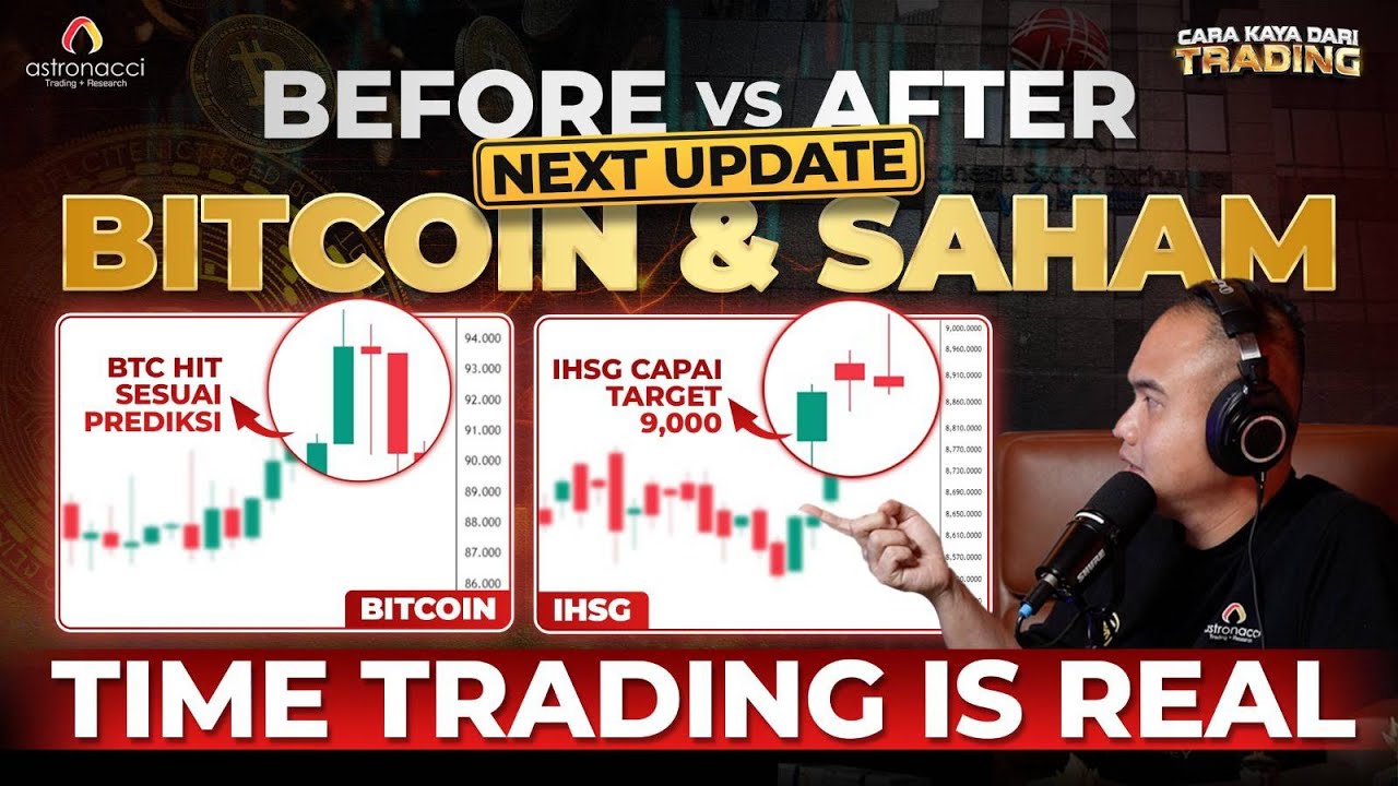 URGENT UPDATE! BITCOIN & SAHAM NEXT TARGET DARI MASTER GEMA!