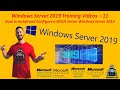 How to Install & Configure WSUS Server Windows Server 2019 - Video 11 Windows Server 2019 Training.