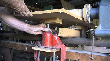Convert your lathe into a thickness sander