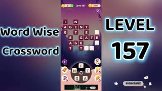 Word Wise Crossword Level 157 🧩 | Smart Crossword Puzzle Walkthrough | Go Answer screenshot 1