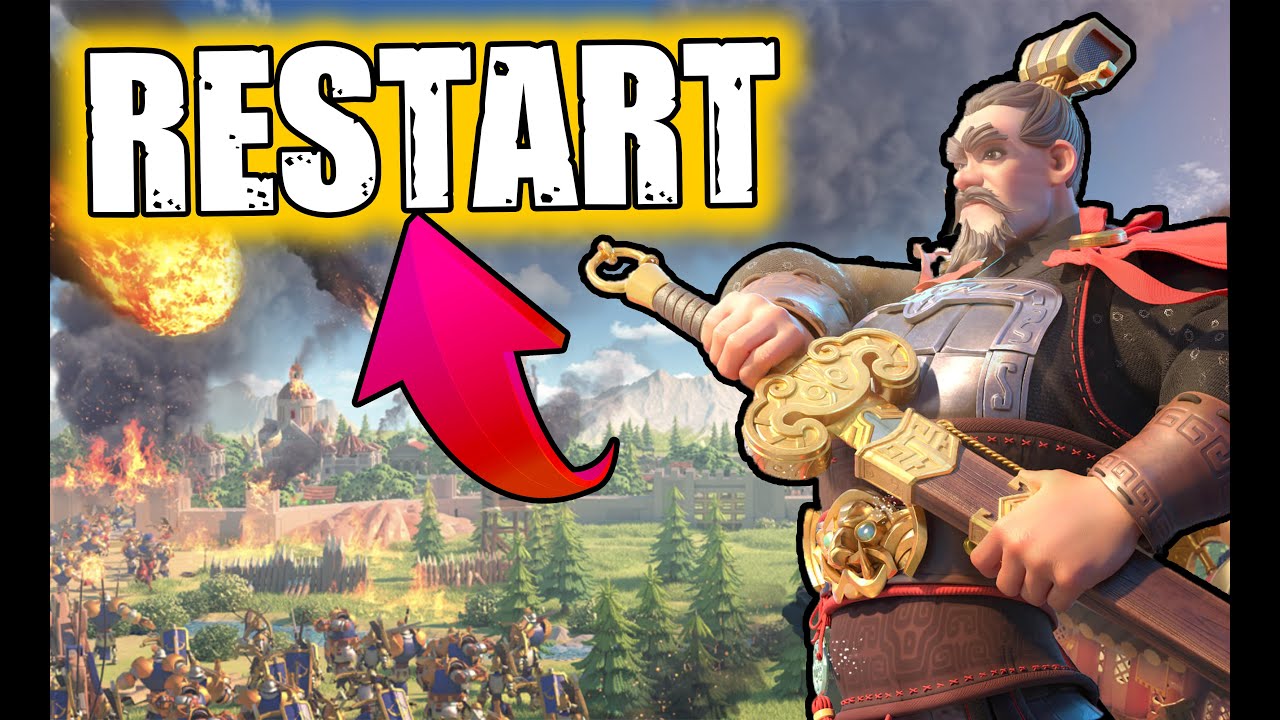 ON LANCE LE RESTART PROJECT ( Rise of Kingdoms FR )