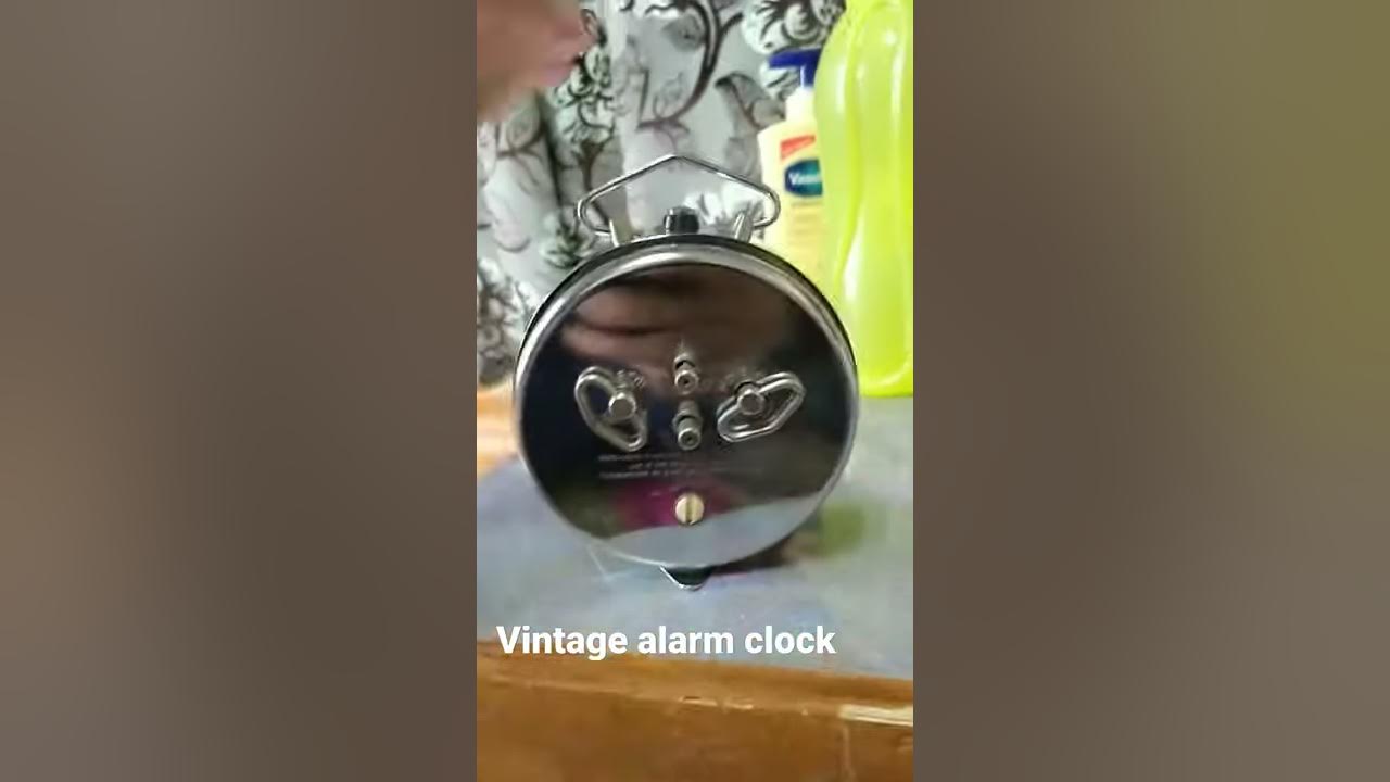 Vintage Alarm Clock FavreLeuba with Clicks YouTube