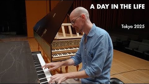 Concert day routine | Anthony Romaniuk, Nikkei Hall, Tokyo, 2025