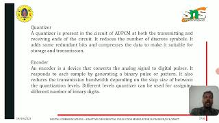 Lecture Series   ADPCM