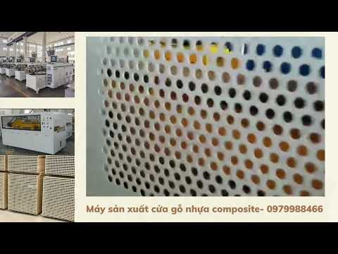 Video Máy sản xuất cửa gỗ nhựa composite /cửa gỗ nhựa pvc... - youtube