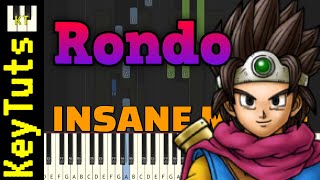 Rondo of Court [Dragon Quest III] - Insane Mode [Piano Tutorial] (Synthesia)