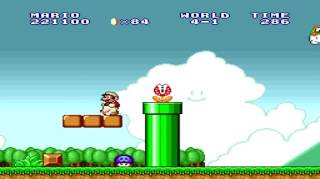 Super Mario Bros The Lost Levels (SNES) Level 4-1