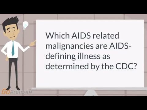Which AIDS related cancers are defined as AIDS defining illness?