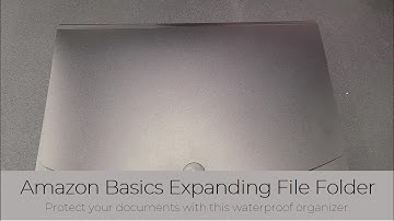 In Hand Review of Amazon Basics Expanding Organizer File Folder, Letter Size