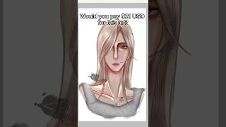 Would you pay 21 USD for this art? #commission #art #fyp #shorts #digitalart #commissions