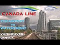 Vancouver&#39;s Canada Line SkyTrain from YVR-Airport to Waterfront