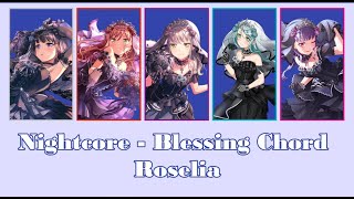 [Sub EN/ESP] Nightcore - Blessing Chord [Roselia]