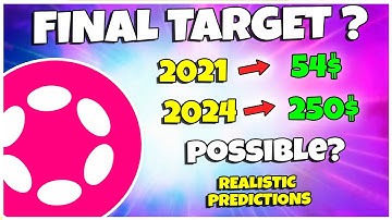 Polkadot (DOT) Price Prediction 2025 - Can It Reach 250$ in the Bull run? (Realistic Prediction)