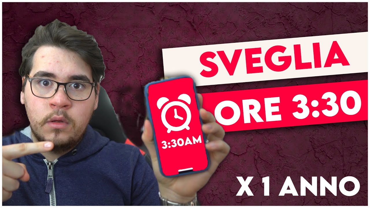 MI SONO SVEGLIATO ALLE 330 PER UN ANNO, questo è quello che è successo YouTube