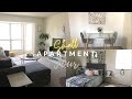 My Small Affordable Apartment Tour! | Fully Furnished/Modern/Minimal