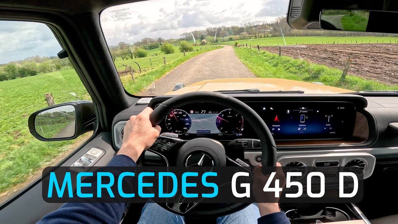2025 MERCEDES G 450 d 367 HP + 20 HP POV TEST DRIVE