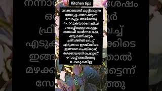 / ഏതു സോപ്പ് ആയാലും മഴക്കാലത്ത് അലിഞ്ഞു പോകാതിരിക്കാൻ/#kitchentips#