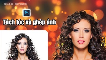 Tách tóc và ghép ảnh trong - Photoshop #photoshop #design #thietke