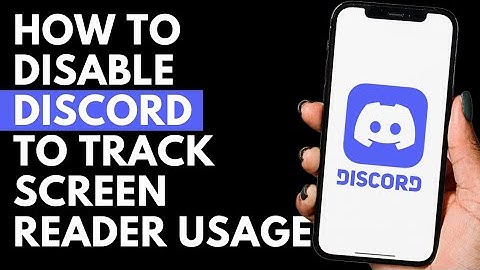 How To Disable Discord To Track Screen Reader Usage | Discord Tutorial