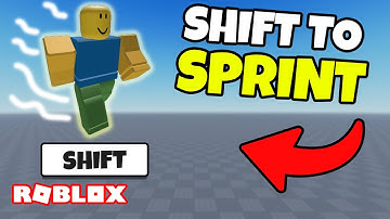 How to make a SHIFT TO SPRINT SYSTEM in ROBLOX STUDIO!
