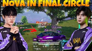 Nova Pushing With A Vehicle In The Final Circle In PMGO Qualifier!!NOVA Tactical Chicken Dinner!!❤