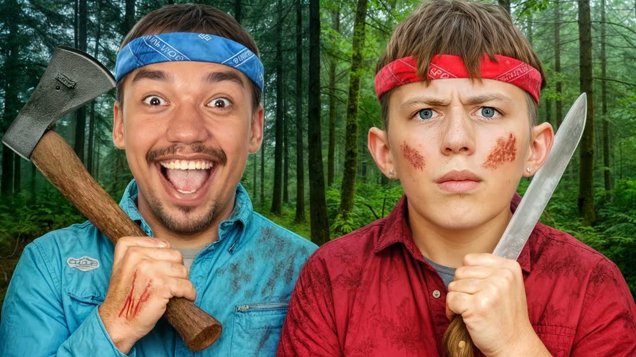 WESZLIŚMY DO OPUSZCZONEGO DOMU W ŚRODKU LASU | SURVIVAL 2/2