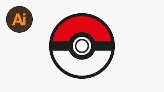 Pelajari Cara Menggambar Ikon Pokeball di Adobe Illustrator | Dansky screenshot 4