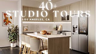 Living in a LA Studio: Small Studio Apartment Tour *luxury, modern, tiny box, vintage, cheap*