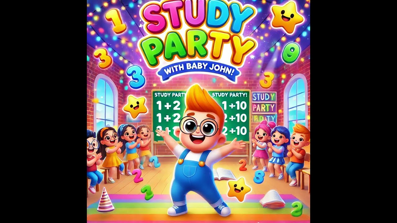Baby John’s Fun Study & Learning Party! - YouTube