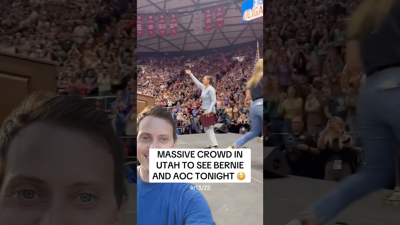 WOW! Massive Crowds for AOC and Bernie…in UTAH!!!