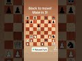 Black to move! Mate in 3! #chess #shorts #chesstactics #kyrylodemchenko