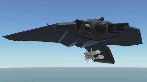 KSP: UCAV Wing drone preview | missing robotics | BD Armory